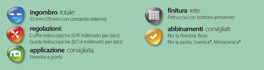 descrizione generica zanzariere tradizionali rosy